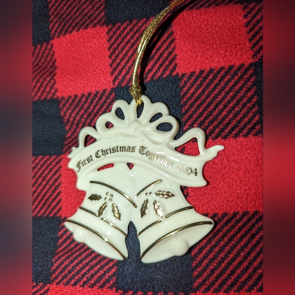 Lenox, double bell christmas ornament - Picture 1 of 2
